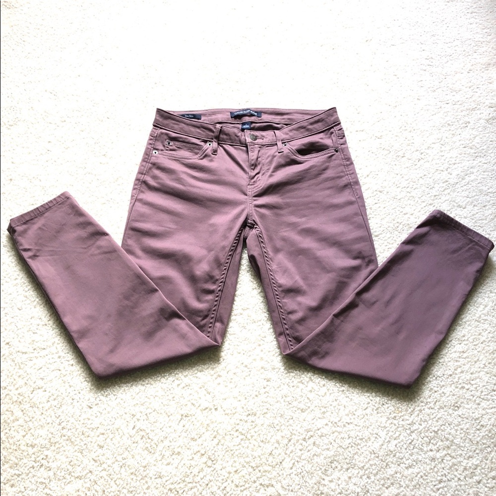 Calvin Klein Ankle Skinny Khaki Pants Sz 4 - Picture 2 of 11
